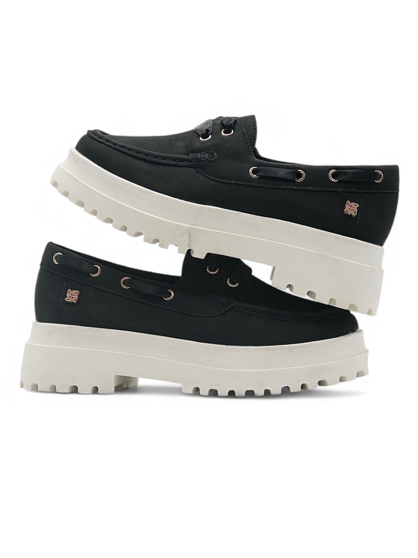 14065-Zapatos Náuticos con Plataforma Chunky