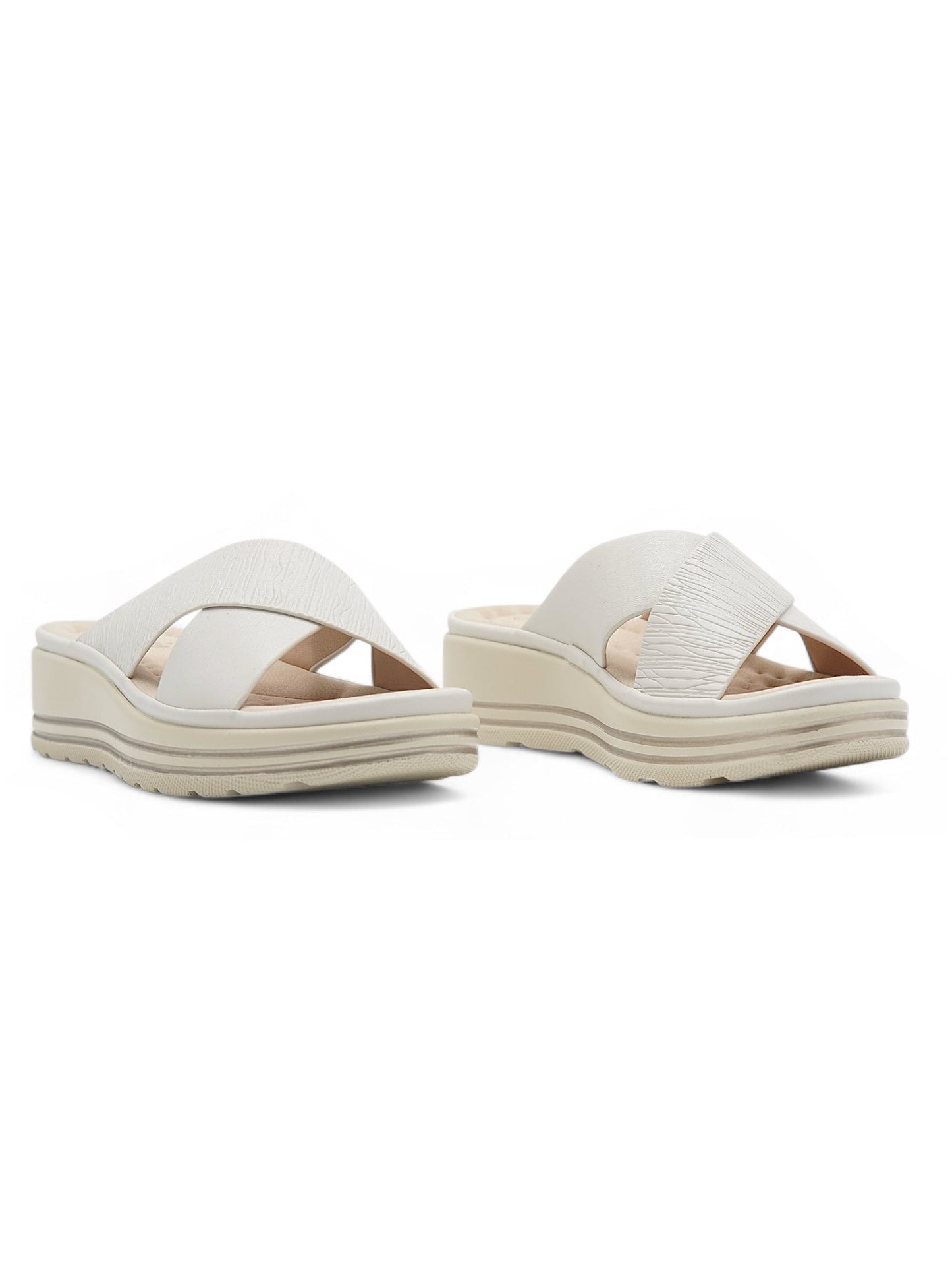 14040 - Sandalias de Plataforma con Cruce Frontal