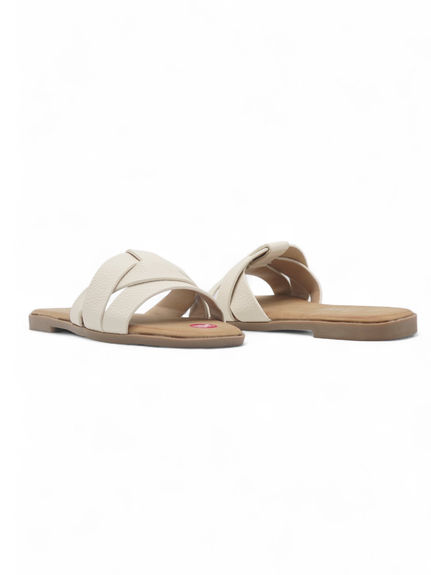 14020-Sandalias Planas de Mujer con Diseño Entrelazado