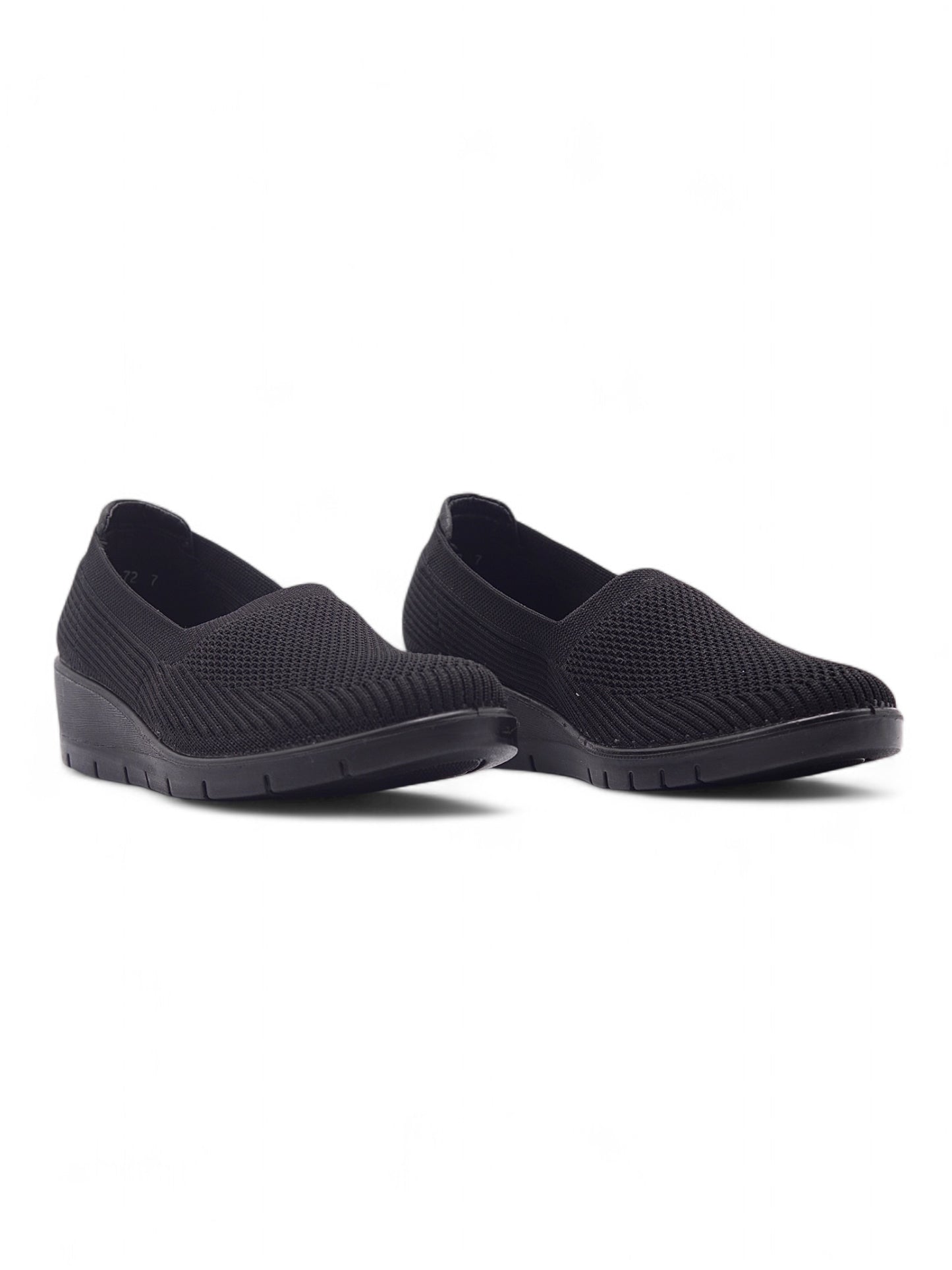 14081-Mocasines Tejidos para Mujer con Plataforma