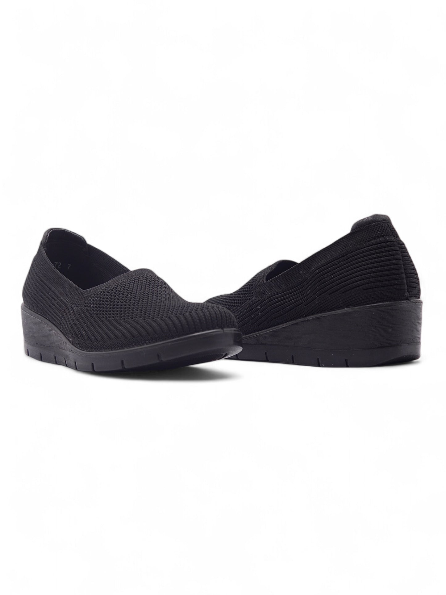 14081-Mocasines Tejidos para Mujer con Plataforma