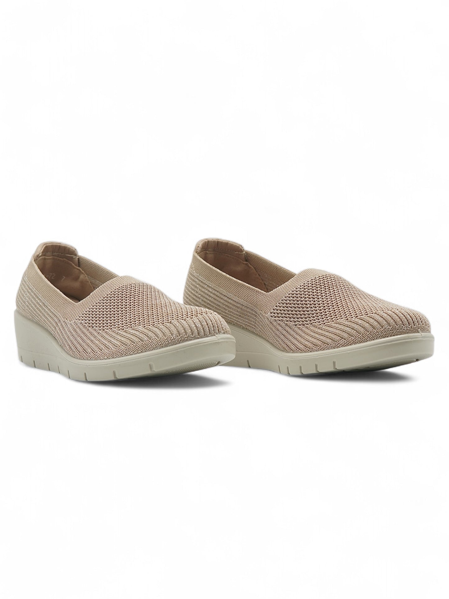 14083-Mocasines Tejidos para Mujer con Plataforma