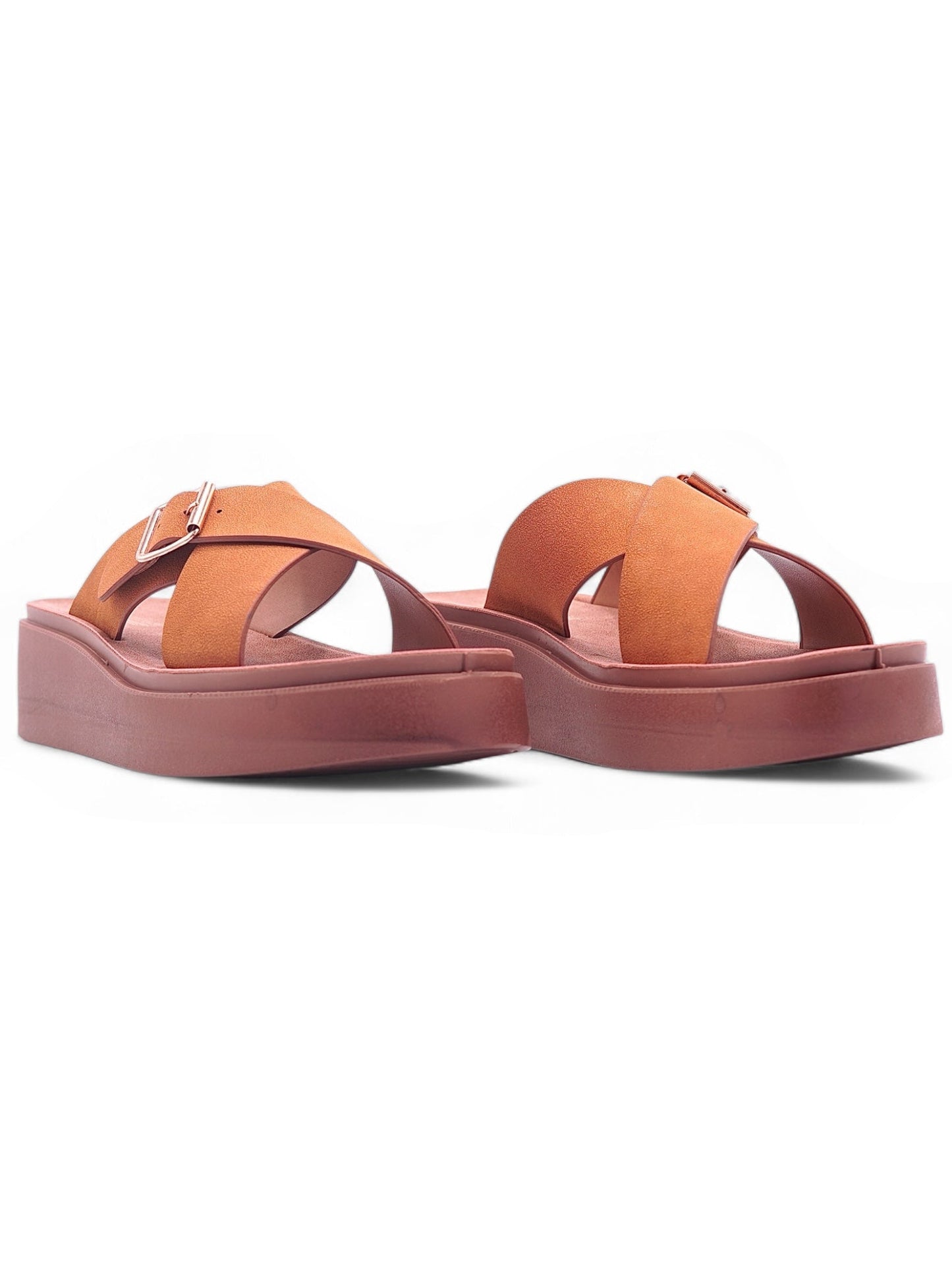 14089 - Sandalias con Plataforma y Hebilla