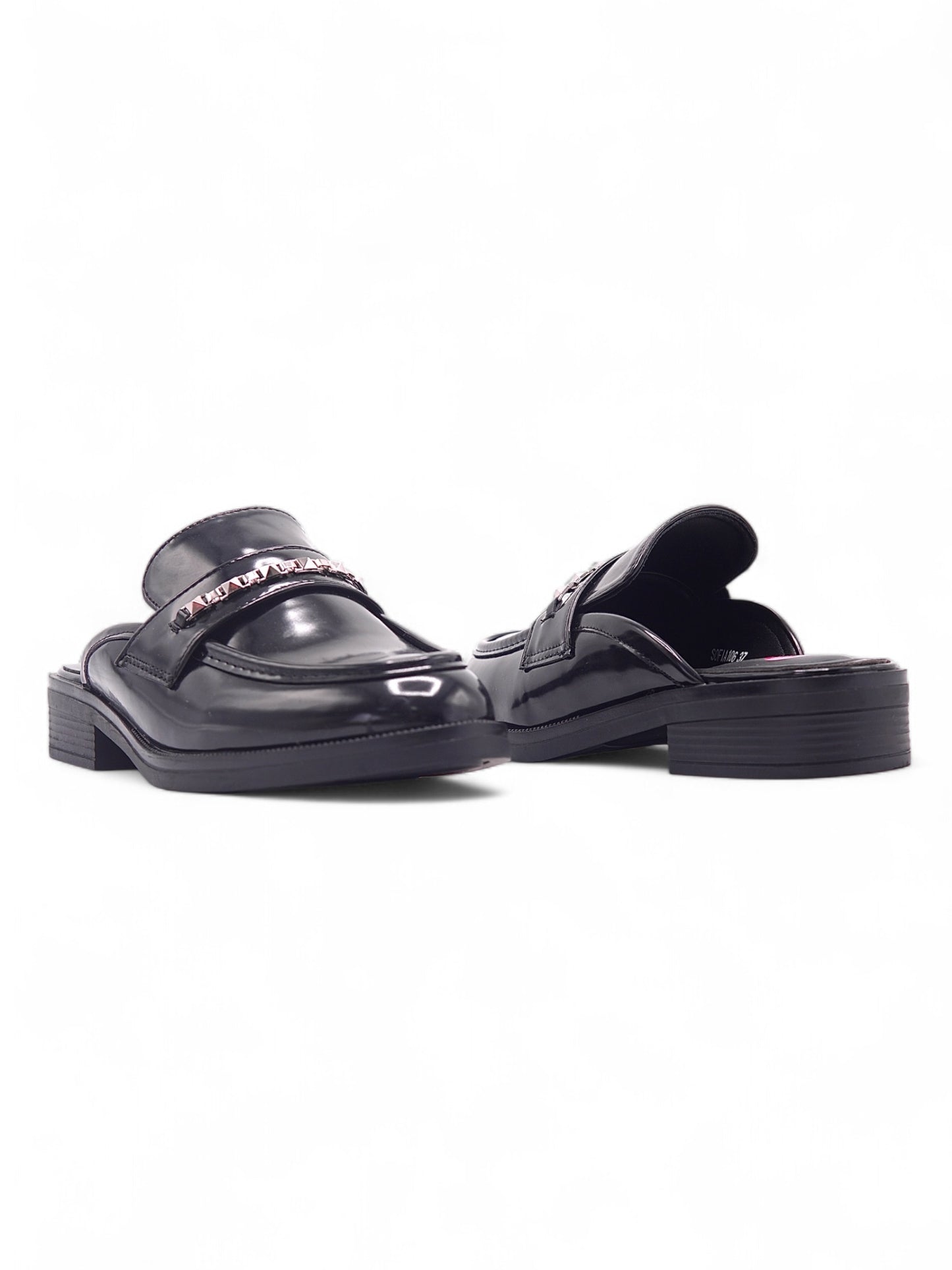 14074-Zuecos Tipo Mocasín para Mujer