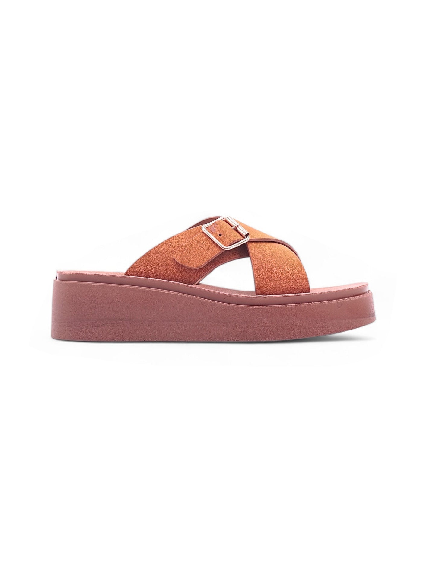 14089 - Sandalias con Plataforma y Hebilla