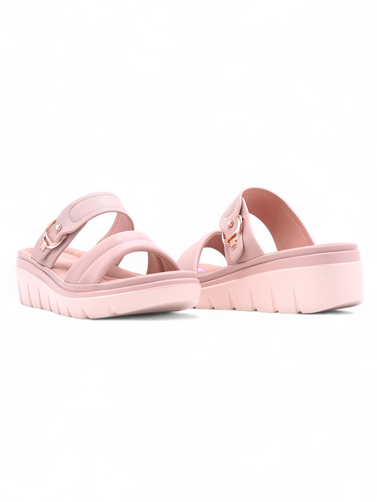14031-Sandalias con Plataforma y Detalle Metálico