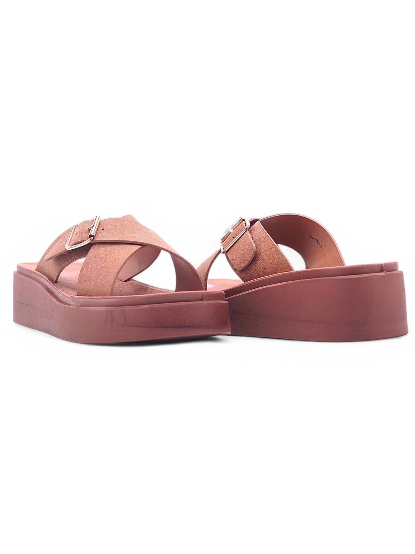 14087 - Sandalias con Plataforma y Hebilla