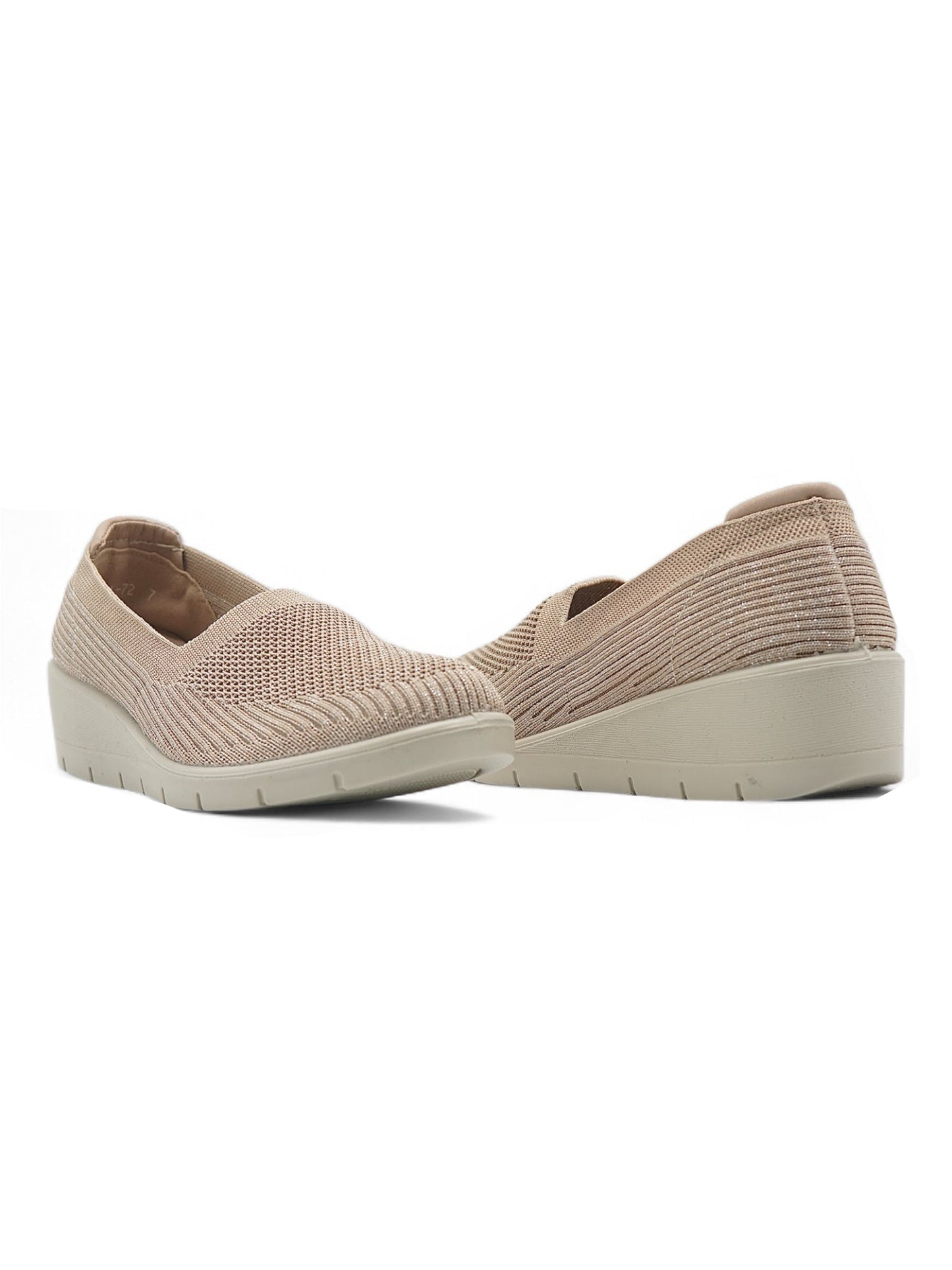 14083-Mocasines Tejidos para Mujer con Plataforma