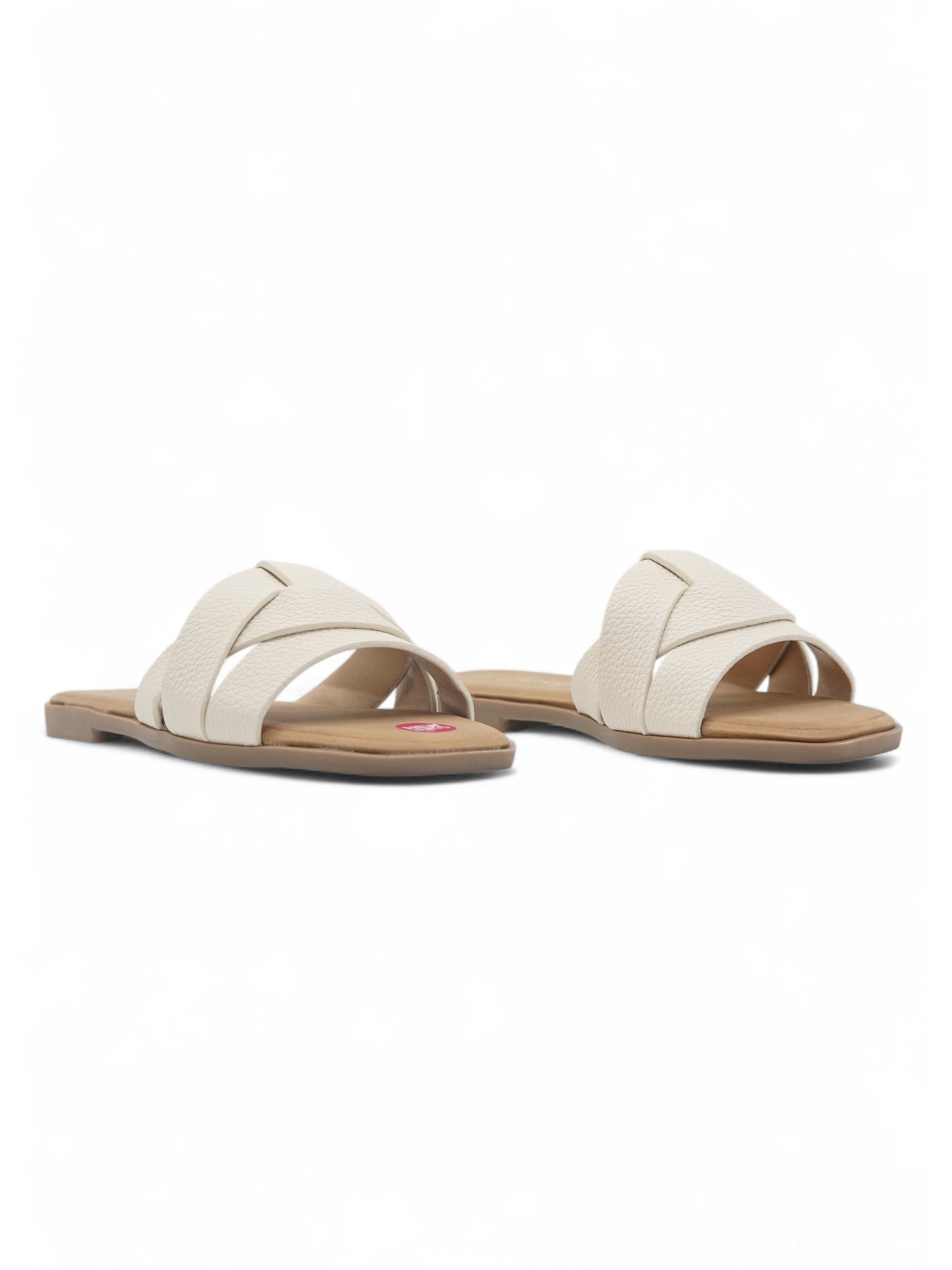 14020-Sandalias Planas de Mujer con Diseño Entrelazado