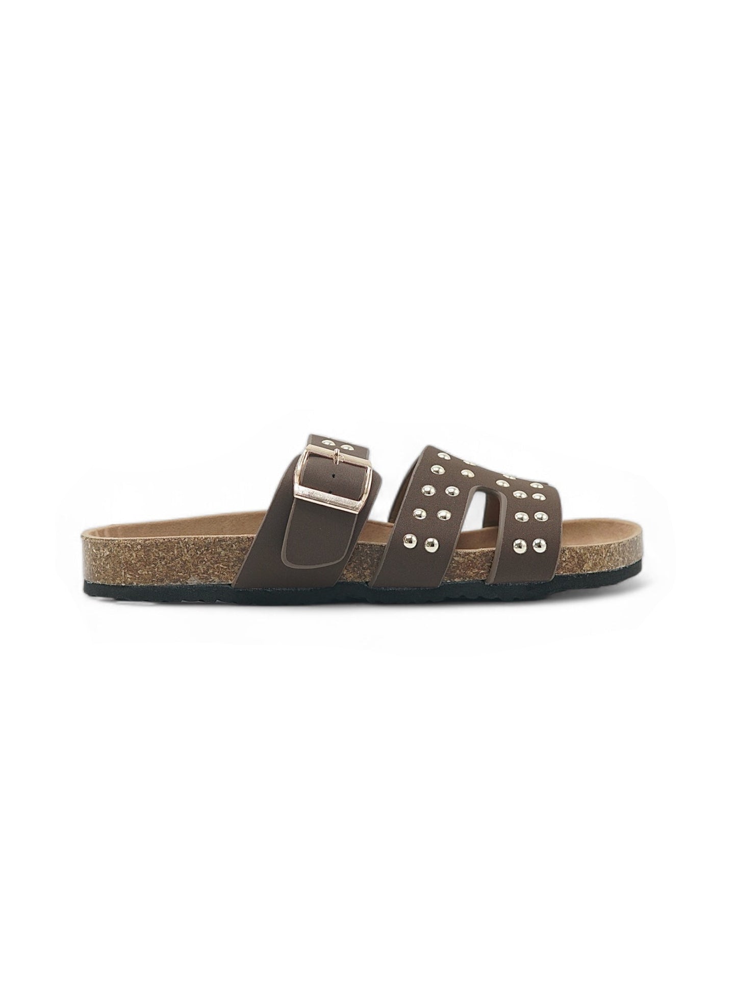14114-Sandalias de Triple Hebilla para Mujer