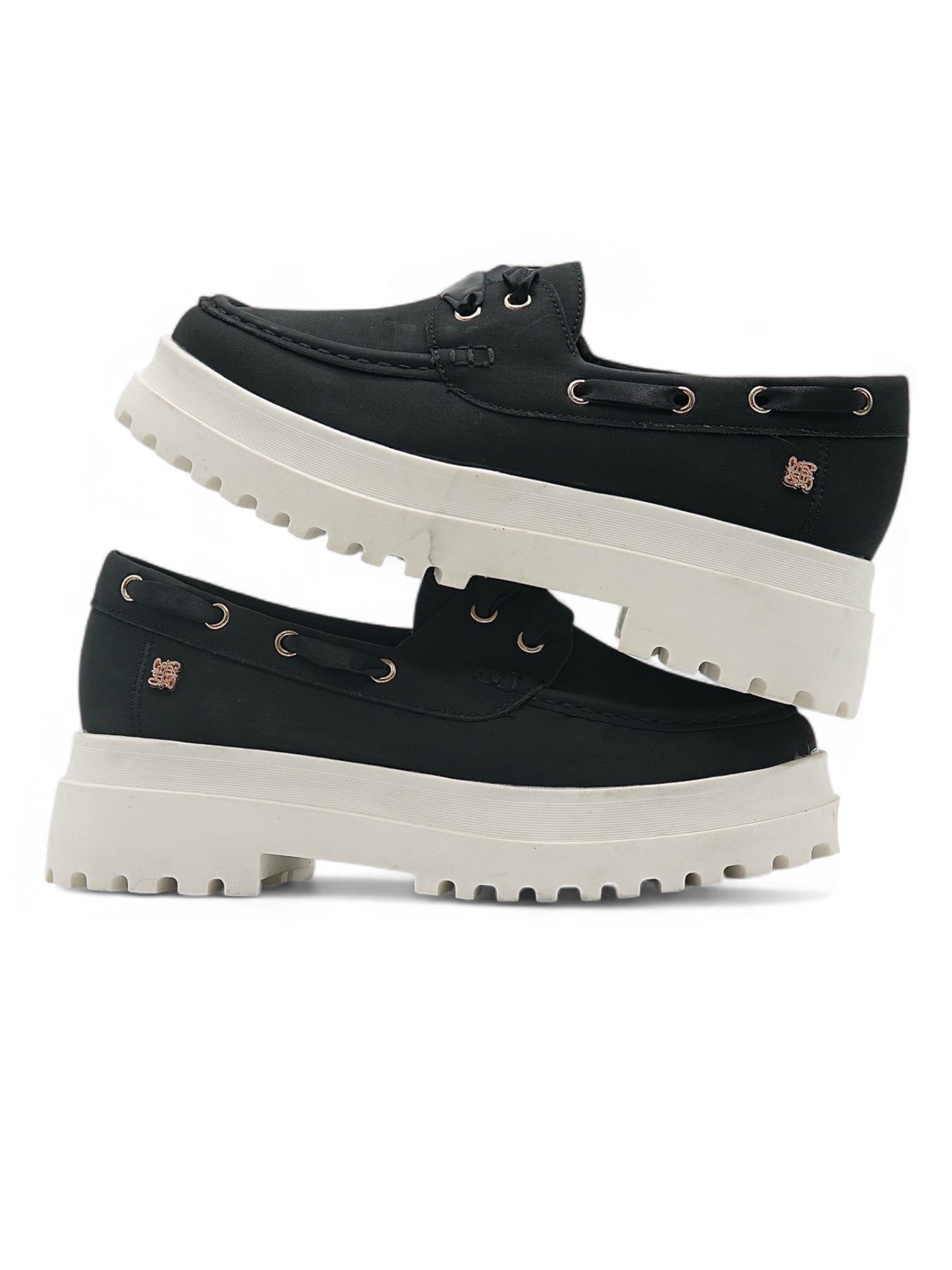 14065 - Zapatos Náuticos con Plataforma Chunky