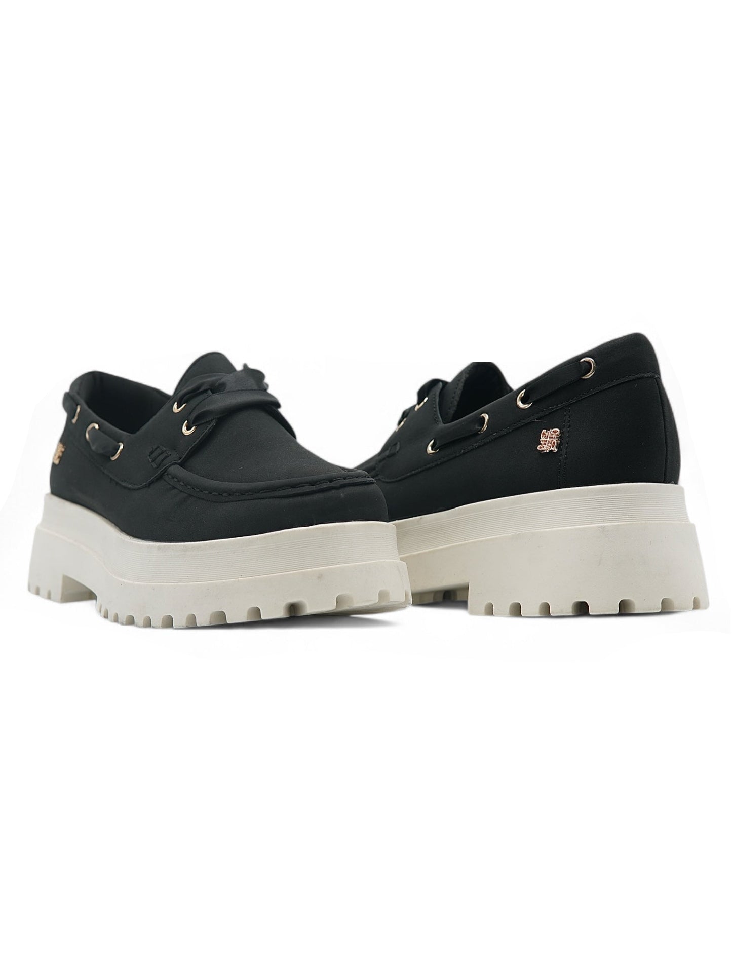 14065-Zapatos Náuticos con Plataforma Chunky