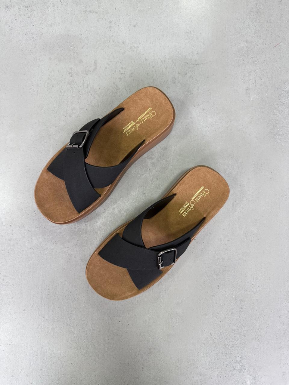 Sandalias Plataforma Hebilla Urbano 14088 Con Tiras Anchas Y Plataforma Ligera Para Mayor Estabilidad