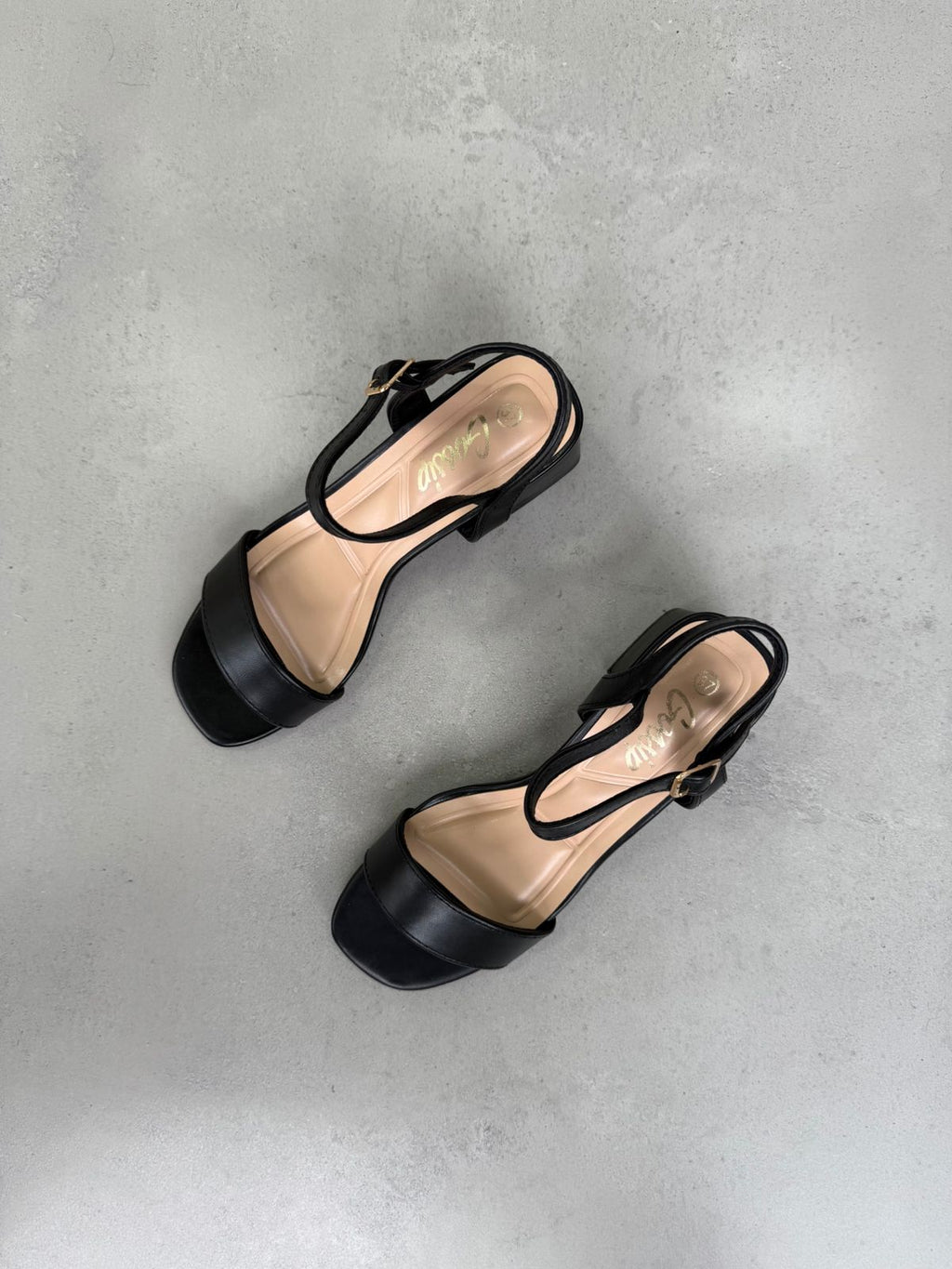 Sandalias Minimalistas 14334 Tacón Cuadrado Y Pulsera Ajustable Para Dama Elegancia Y Confort