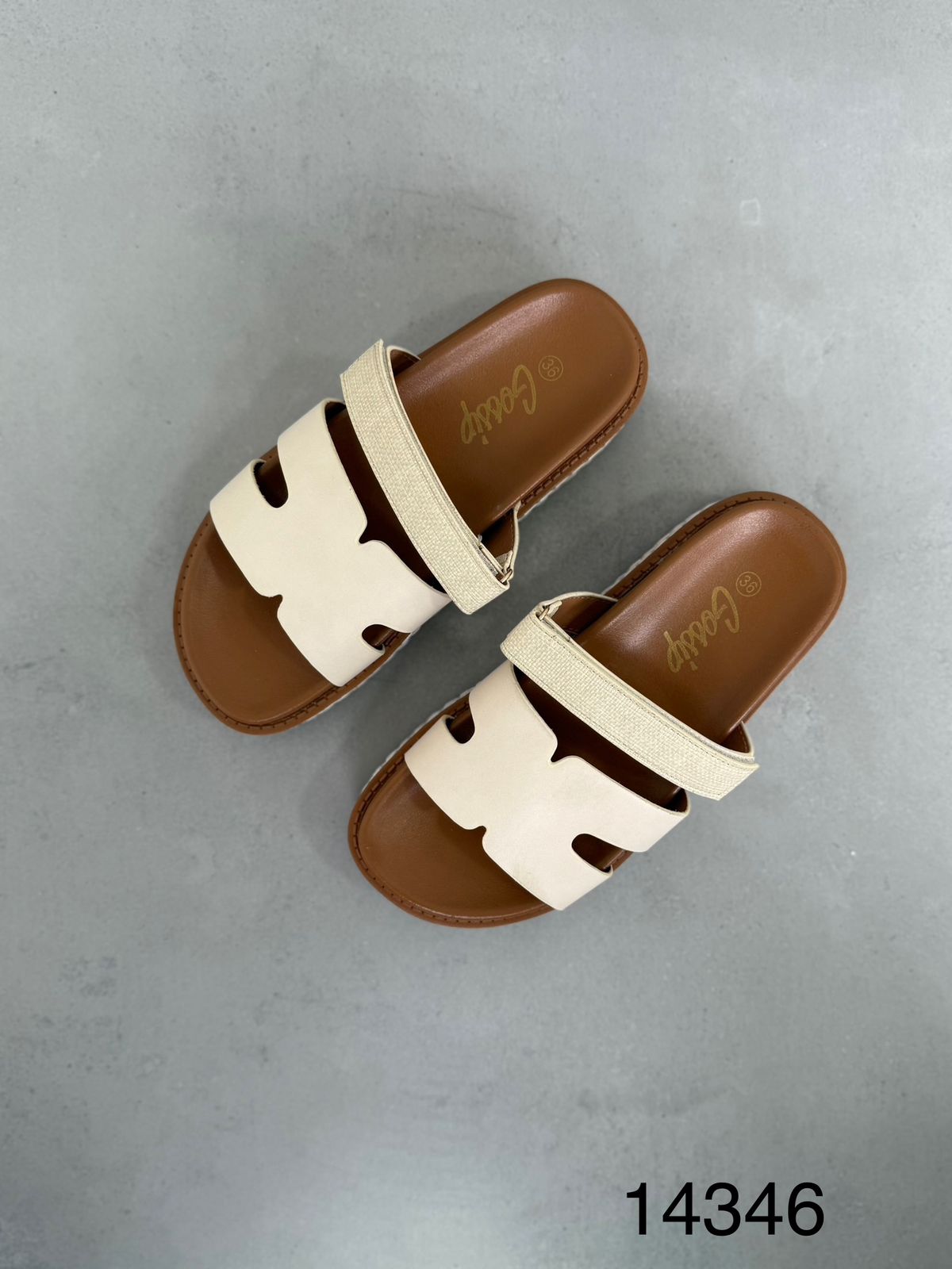 Sandalias Plataforma Trenzada 14346 Altura Con Comodidad Y Estilo Natural Moderno