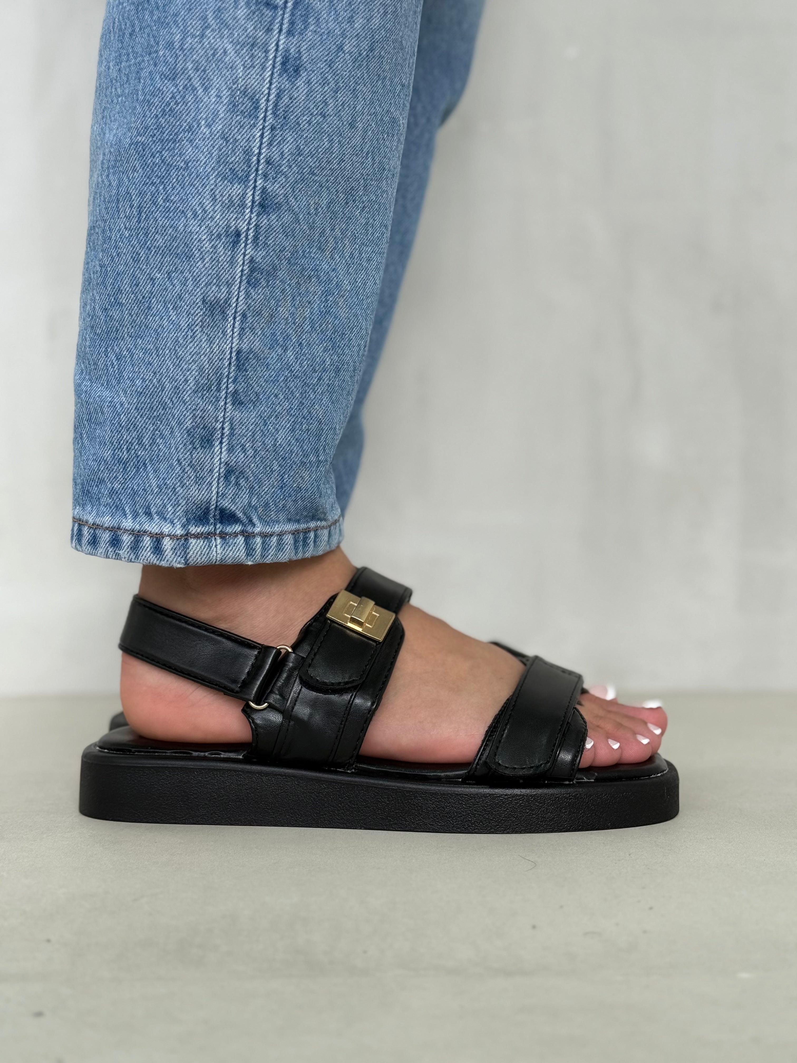 Sandalias Minimalismo Urbano Ultra Ligero 14045 Confort Diario Y Velcro Ajustable