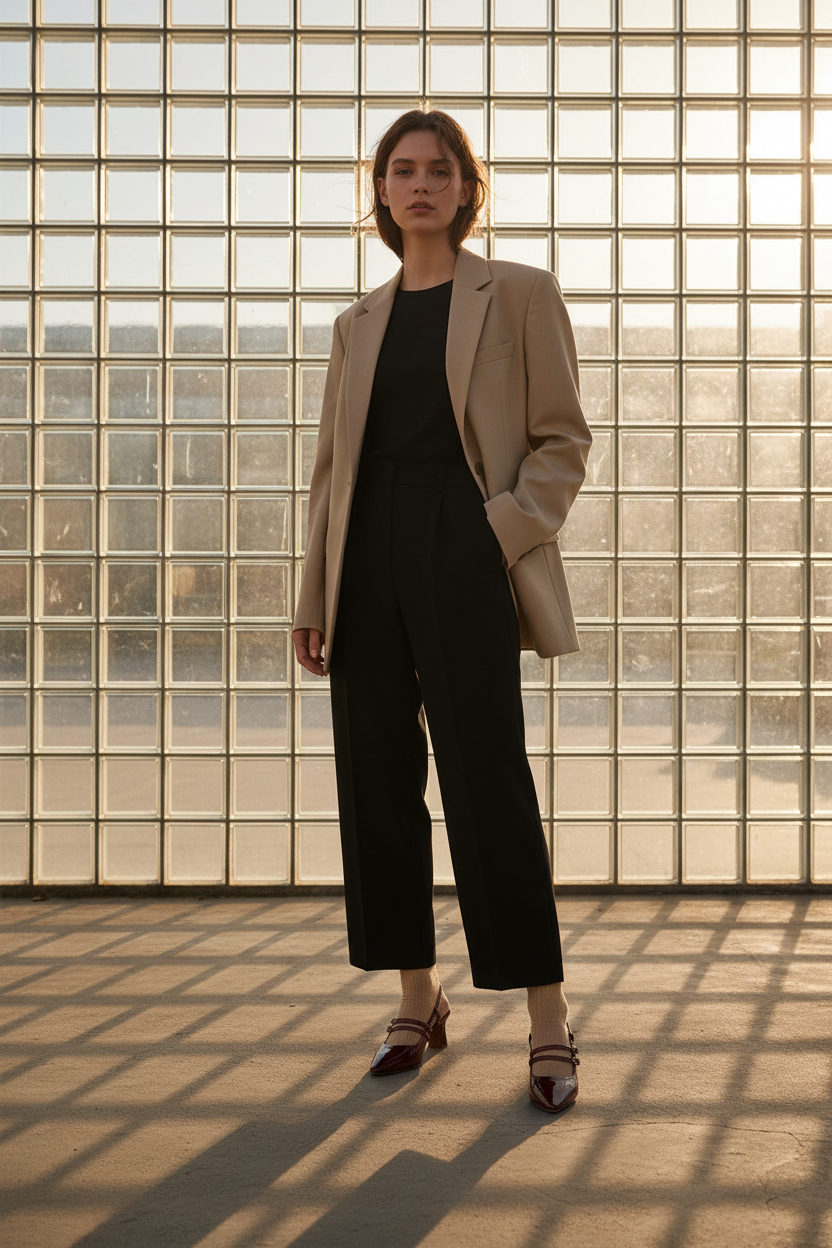 Tacones Burdeos De Charol Con Tiras Delgadas Y Hebillas Metálicas Brillantes - 14580