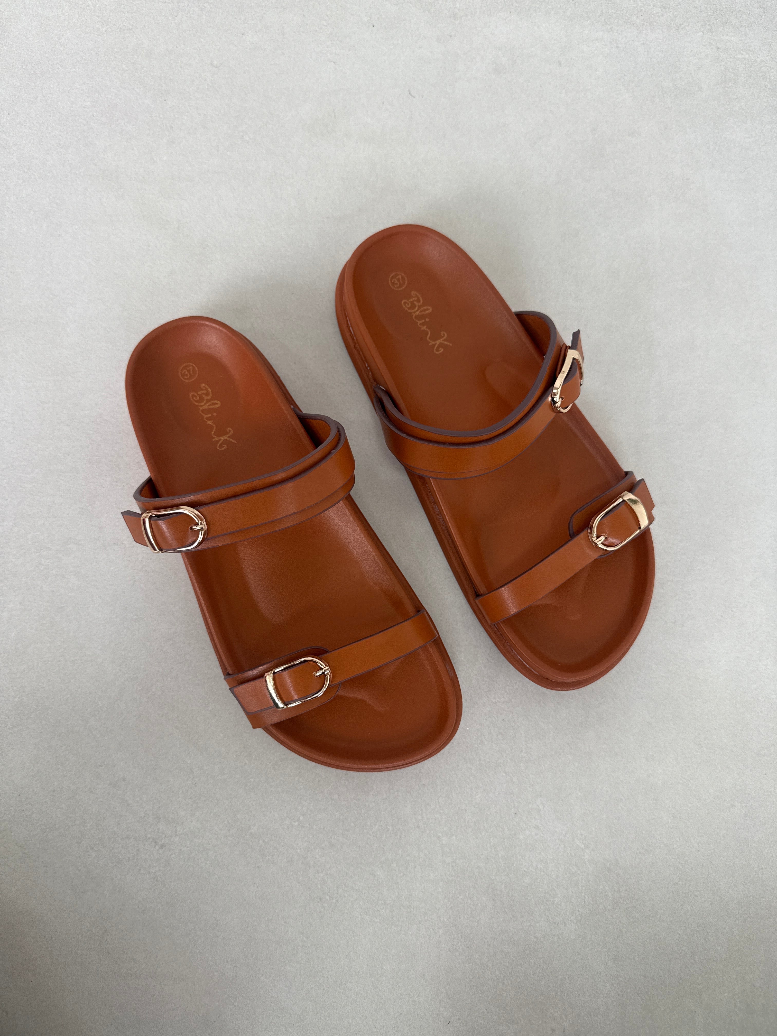 Sandalias Doble Hebilla 14485 Con Suela Ergonómica Y Comodidad Natural Para Todo El Día