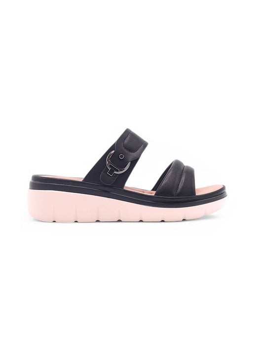 14029-Sandalias con Plataforma y Doble Hebilla