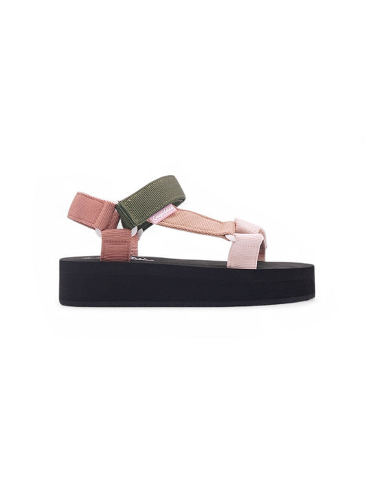 14053 - Sandalias Multicolor con Plataforma
