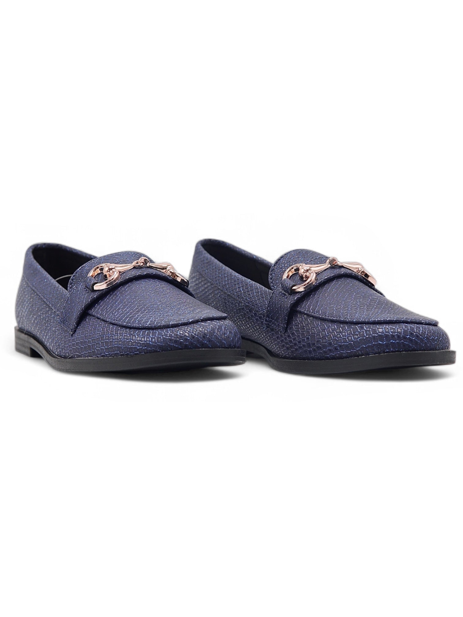 13324 - Mocasín Casual con Textura Reptil