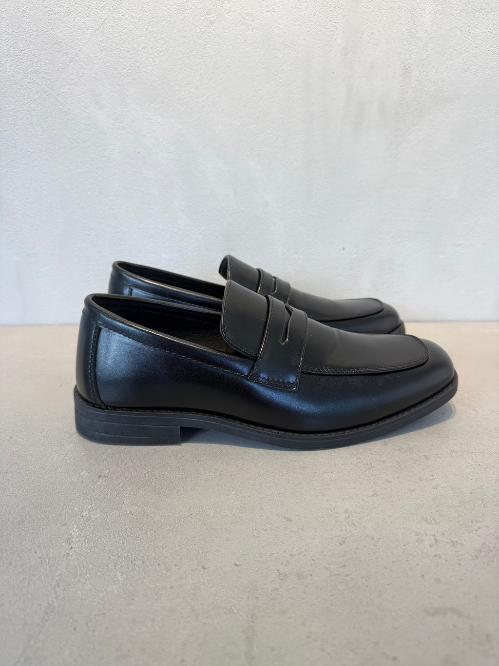 Zapato Casual De Cordones En Piel Negra Con Plantilla Acolchada Y Entresuela Ligera – 14101