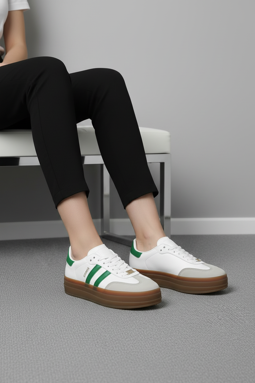 Tenis Plataforma Estilo Retro Deportivo 13367 Diseño Llamativo Y Versátil Para Combinar Con Todo