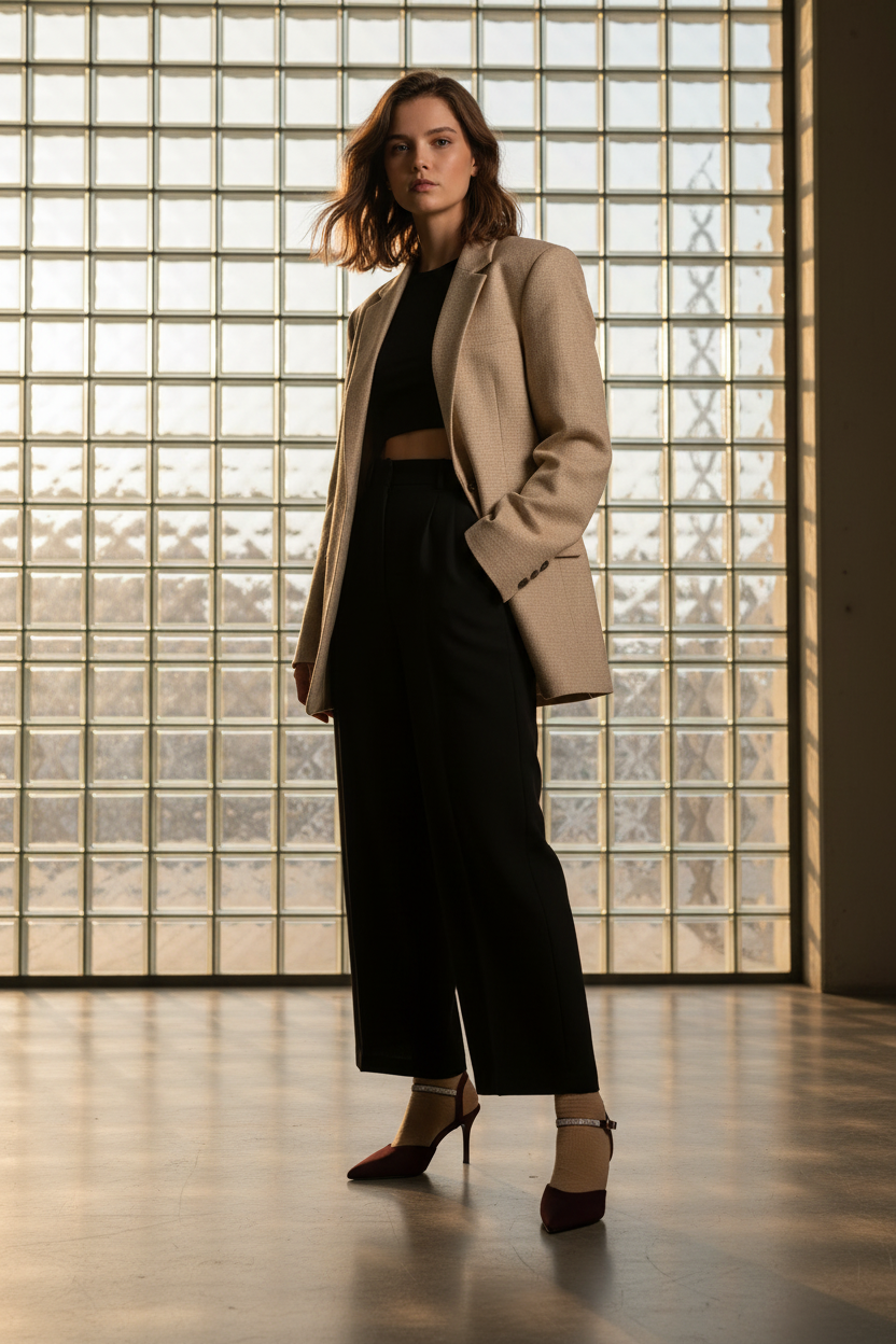 Tacones Burdeos Con Punta Fina Y Pulsera Ajustable Elegantes Para Noche Formal – 14571