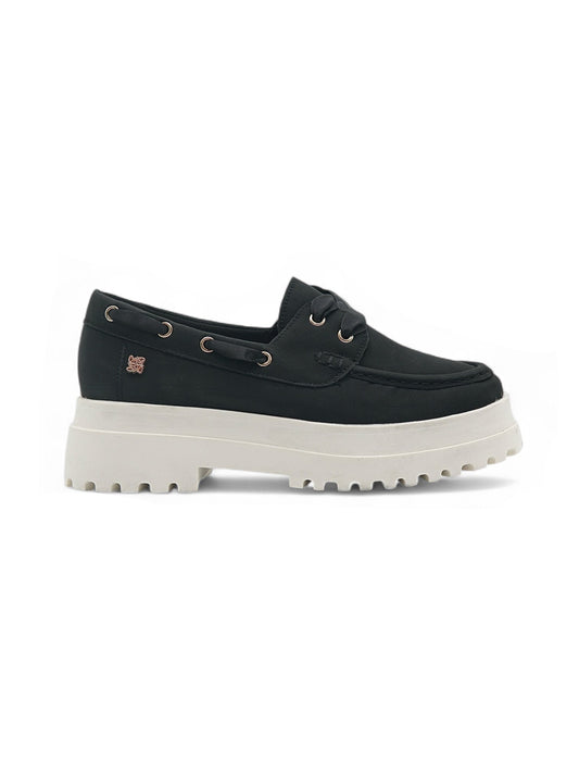14065-Zapatos Náuticos con Plataforma Chunky