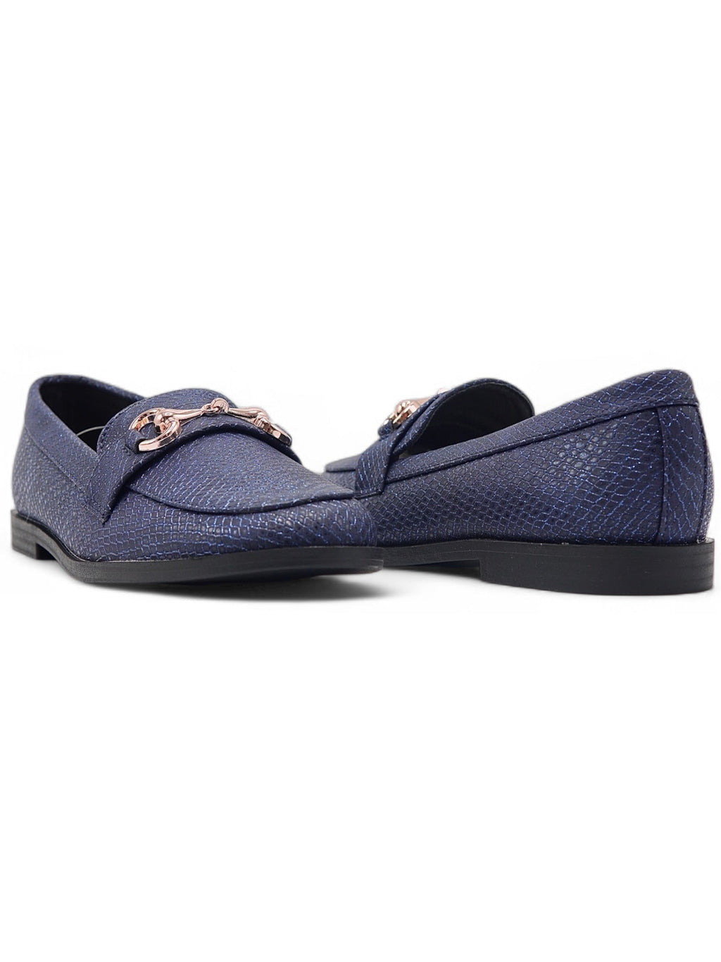 13324 - Mocasín Casual con Textura Reptil
