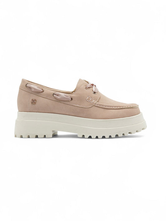 14066-Zapatos Náuticos con Plataforma Chunky
