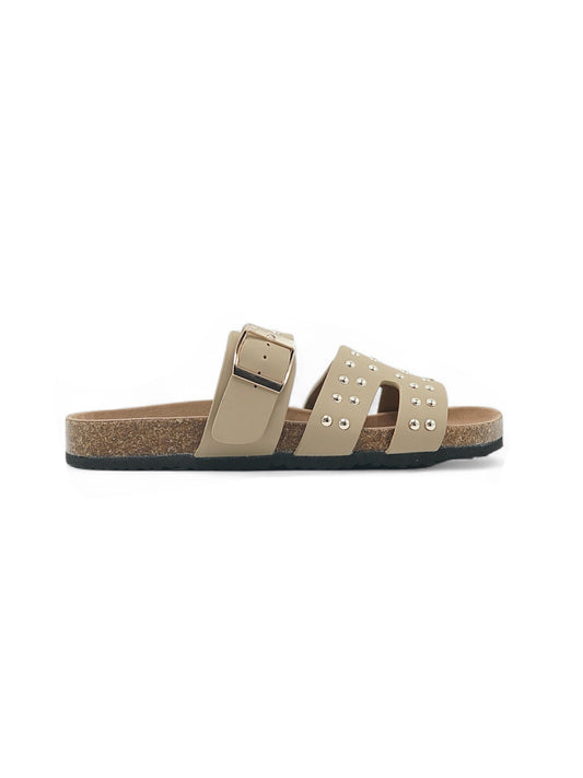 14112-Sandalias de Triple Hebilla para Mujer