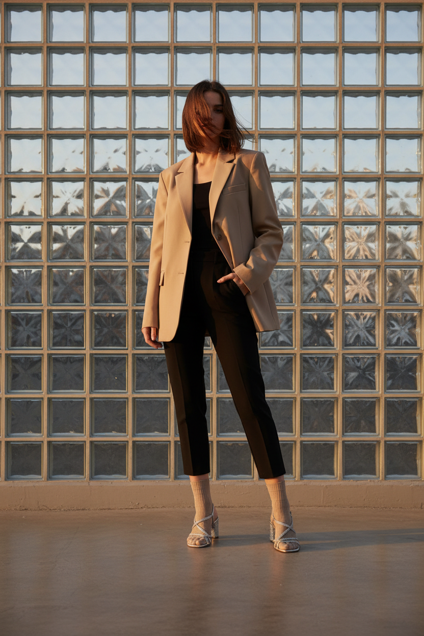 Sandalias Plateadas Con Tiras Metálicas Brillantes Y Tacón Elegante Para Noche De Fiesta – 14534