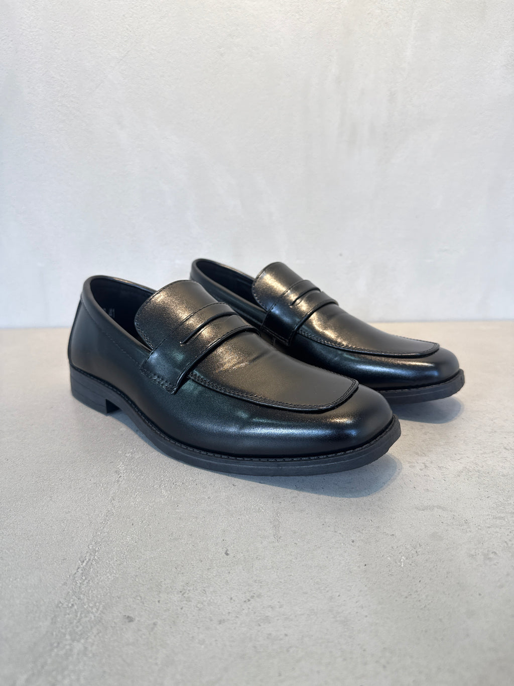 Zapato Casual De Cordones En Piel Negra Con Plantilla Acolchada Y Entresuela Ligera – 14101