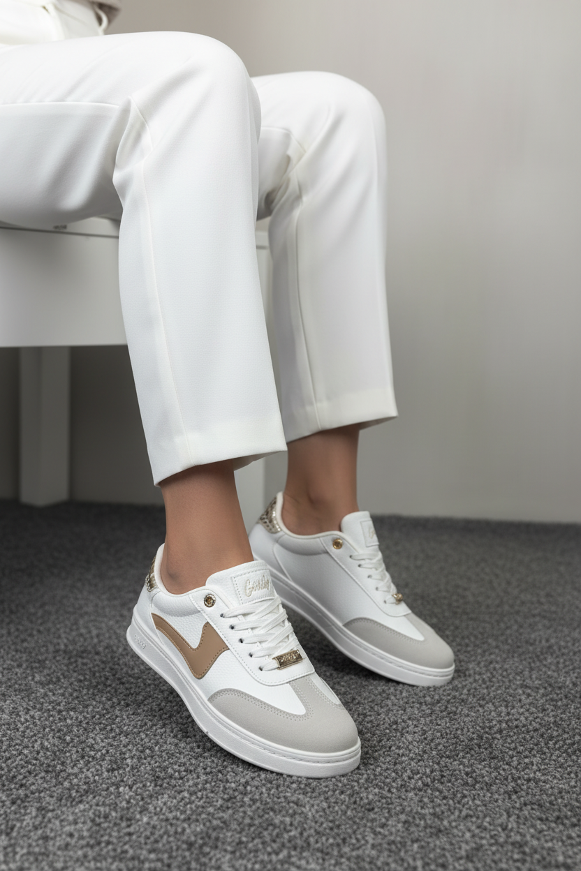 Zapatillas Animal Print Beige 14317 Estilo Chic Y Contemporáneo Para Dama Moderna