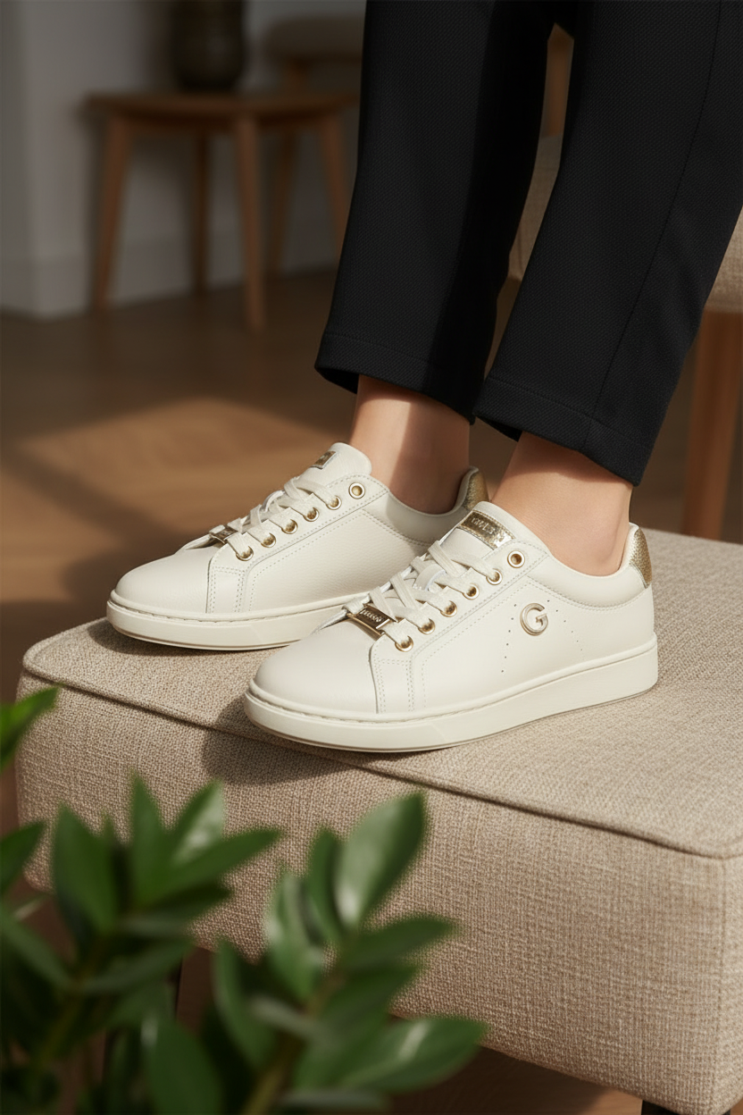 Zapatilla Deportiva en Cuero Sintético con Cordones y Diseño Clásico para Uso Diario 14657