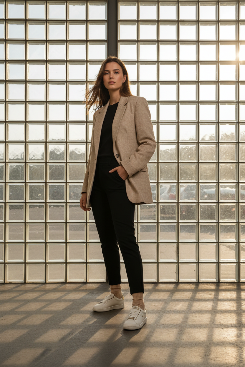 Zapato Casual En Cuero Sintético Con Costuras Reforzadas Y Suela Duradera - 14659