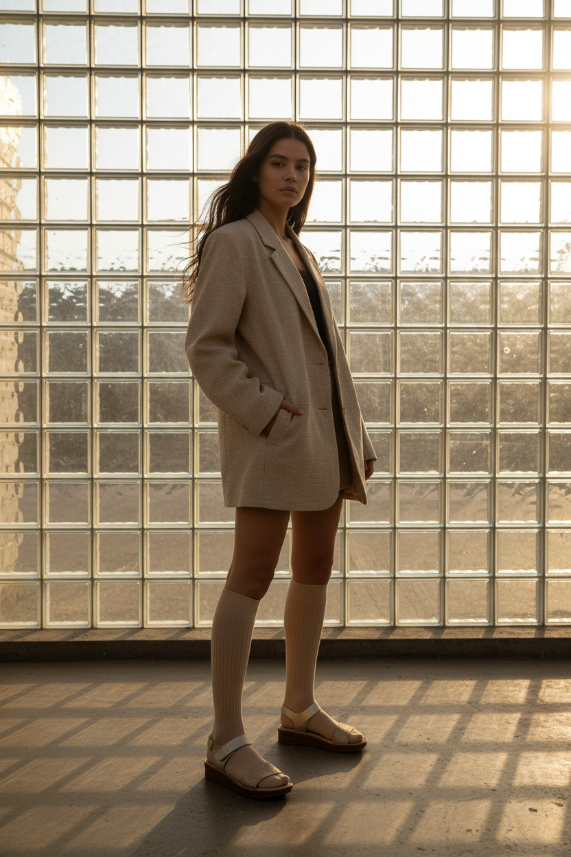 Sandalias Doradas Con Plataforma Suave Y Detalle Brillante Con Frontal Brillante Y Correa Ajustable Con Velcro 14746